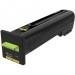Toner Lexmark CS820 72K2XYE żółty korporacyjny 22k (72K2XYE)